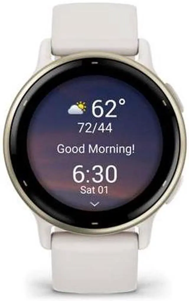 Alt view image 7 of 14 - Garmin vívoactive 5, Health and Fitness GPS Smartwatch (Ivory)
