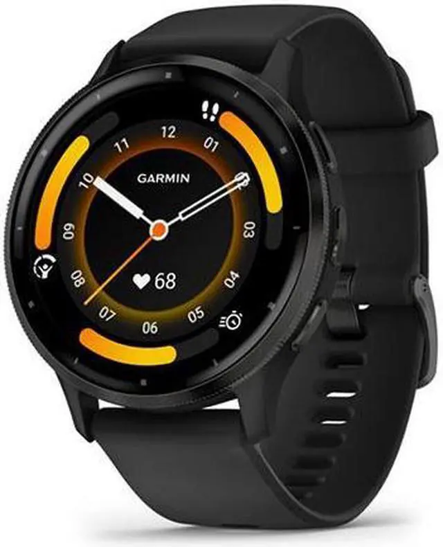 Alt view image 7 of 14 - Garmin Venu 3 Slate Stainless Steel Bezel with Black Case and Silicone Band | Smart Watch 010-02784-01