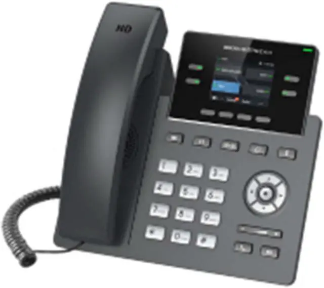 Alt view image 7 of 7 - Grandstream Grp2612 Ip Phone - Corded - Corded - Wall Mountable