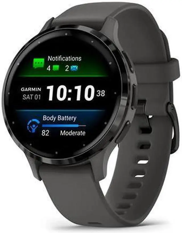 Alt view image 6 of 14 - Garmin Venu 3S, Soft Gold Stainless Steel Bezel with Dust Rose Case and Silicone Band | Smart Watch 010-02785-03