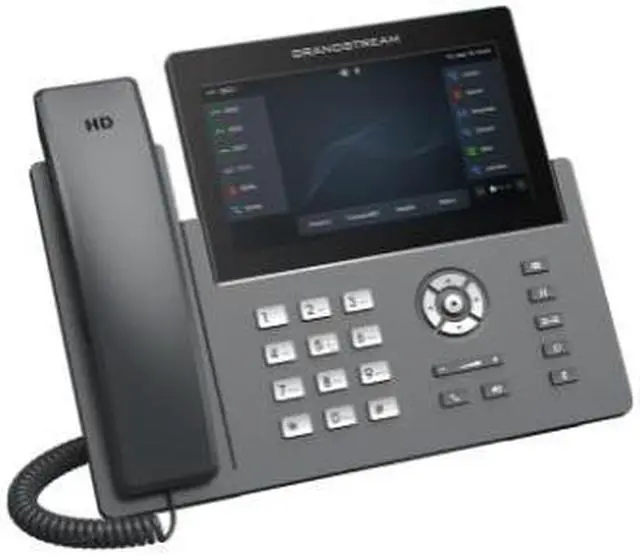 Alt view image 2 of 3 - Grandstream GRP2670 IP Phone - Corded - Corded - Bluetooth, Wi-Fi - Wall Mountab