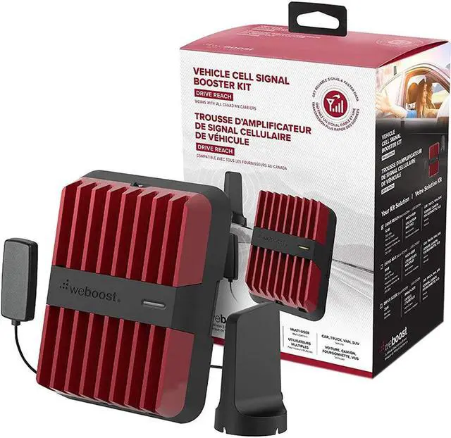 Alt view image 8 of 8 - weBoost Drive Reach - In-Vehicle Cell Phone Signal Booster Kit