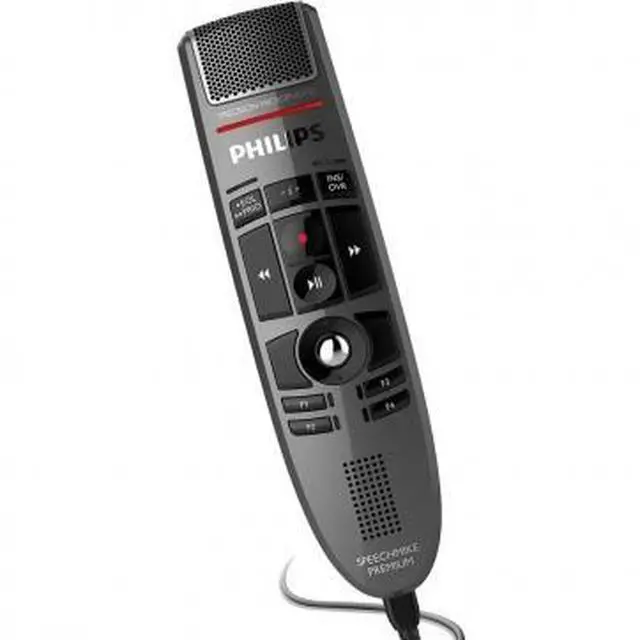 Alt view image 2 of 10 - Philips LFH3500 SpeechMike Premium USB Push Button Dictation Microphone