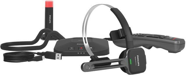 Alt view image 2 of 8 - Philips SpeechOne PSM6500 Wireless Dictation Headset