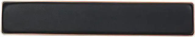 Main image of Azio Palm Rest Retro Artisan Black Leather w/Copper Alum