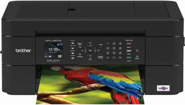 Alt view image 3 of 16 - Brother MFC-J497DW Inkjet Multifunction Printer - Copier/Fax/Printer/Scanner