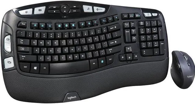 Alt view image 4 of 19 - Logitech MK570 Wireless Keyboard and Optical Mouse