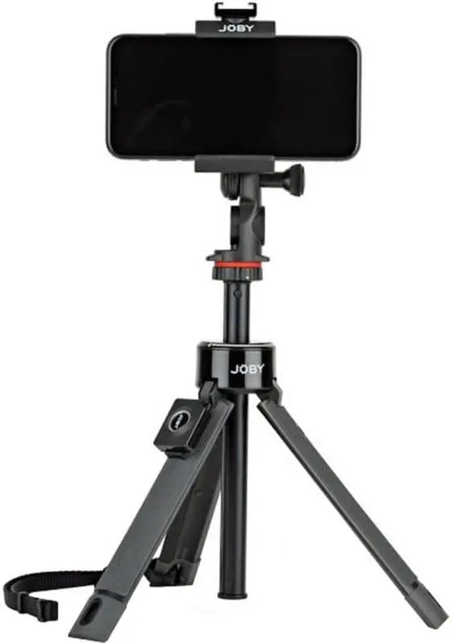 Alt view image 10 of 16 - JOBY GripTight PRO TelePod for Smartphones & Action Cameras, Black/Grey #JB01534