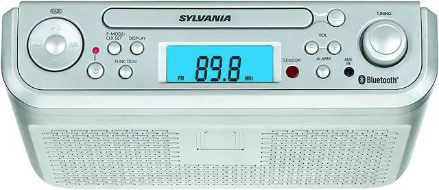 Alt view image 12 of 18 - Sylvania SKCR2713 Under-Counter Bluetooth CD Clock Radio