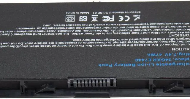 Alt view image 2 of 7 - DR. BATTERY - Replacement for Dell Latitude E7440 / E7440 Touch / E7450 / 14 7000 Series Ultrabook (E7440) / F38HT / FLP22C01 / G0G2M / G95J5 / KR71X / PFXCR / T19VW / 0D47W / 34GKR / 3RNFD