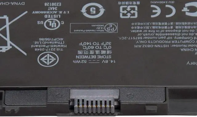 Alt view image 3 of 7 - DR. BATTERY BT04XL Battery Compatible with HP EliteBook Folio 9470m 9480m 9470 Series BT04 BA06XL H4Q47AA 687945-001 HSTNN-IB3Z HSTNN-I10C HSTNN-DB3Z BA06 696621-001687517-171 [14.8V / 52Wh]
