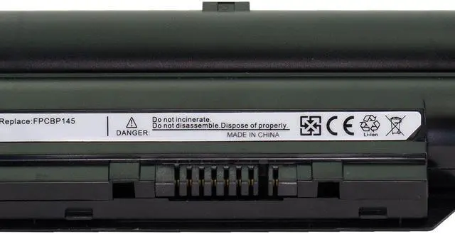 Alt view image 2 of 7 - DR. BATTERY - Replacement for Fujitsu LifeBook AH572 / E751 / E752 / LH772 / P771 / S710 / S751 / S752 / S760 / S761 / S762 / SH572 / CP293550-01 / FPCBP281 / FPCBP282 / FPCBP325-K [10.8V / 48Wh]