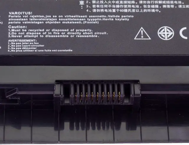 Alt view image 2 of 7 - DR. BATTERY - Replacement for Asus N76V / N76VB / N76VJ / N76VM / N76VZ / ROG G56JK / ROG G56JR / N46 / N46JV / N46V / N46VB / N46VJ / N46VM / N46VZ / N56 / N56DP / A31-N56 / A32-N56 / A33-N56