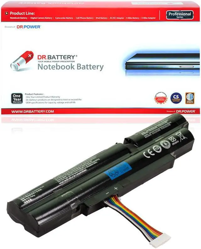 Main image of DR. BATTERY - Replacement for Acer Aspire TimelineX 4830TG-2414G64 / 4830TG-2414G64MNBB / 4830TG-2414G75MNBB / 4830TG-2624G75MN / 4830TG-2624G75MNBB / AK.006.BT.094 / AS11A3E / AS11A5E / AS11B5E