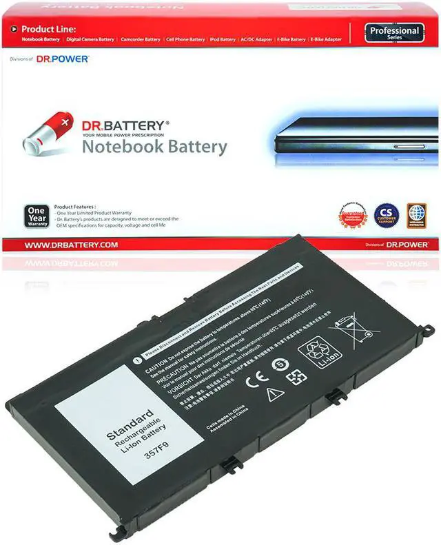 Main image of DR. BATTERY - Replacement for Dell Inspiron 15 5576 / 15 5577 / 15 7559 / 15 7566 / 15 7567 / 071JF4 / 357F9