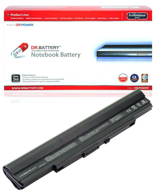 Main image of DR. BATTERY Asus A42-UL50 A42-UL30 A32-UL50 Battery for Asus UL30A UL80J UL30Vt UL50A UL30 UL80V UL50Vt UL80 UL80Vt UL50VT-X1 UL80Jt UL50 UL80A UL50V Series Compatible Battery