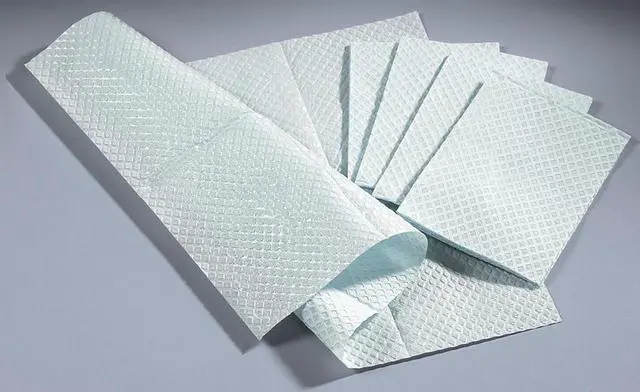 Alt view image 4 of 7 - Medline NON24356W 2-Ply Tissue/Poly Professional Towels,White Case Of 500 EA