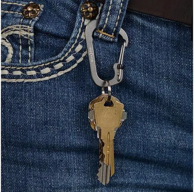 Alt view image 3 of 8 - NITE IZE CSL2-01-R6 Locking Carabiner Clip,Black,1-3/32 in