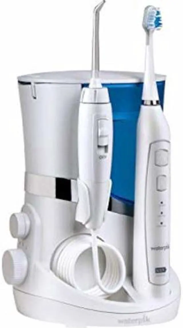 Alt view image 3 of 15 - Waterpik Complete Care 5.0 Toothbrush & Water Flosser white