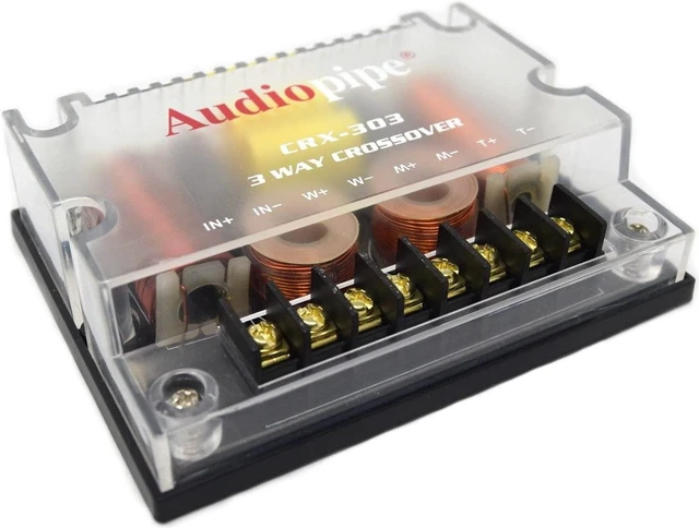 Alt view image 4 of 6 - CRX-303 3-Way 4-Ohm Passive Car Audio Tweeter Crossover, 300 Watts (2 Pack)