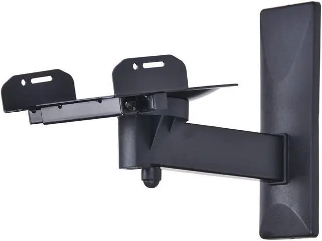 Alt view image 3 of 5 - VideoSecu One Pair of Side Clamping Bookshelf Speaker Mounting Bracket with Swivel and Tilt for Large Surrounding Sound Speakers MS56B 3LH