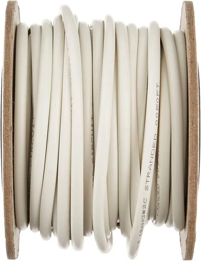 Alt view image 7 of 8 - Monoprice Speaker Wire, CL2 Rated, 2-Conductor, 18AWG, 50ft, White