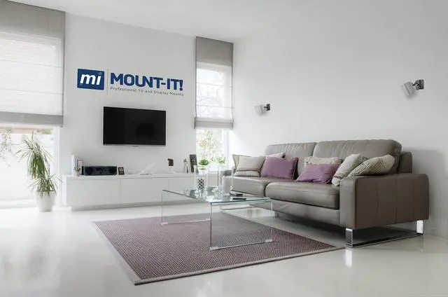 Alt view image 3 of 6 - Mount-It! Speaker Mount for Wall and Ceiling, Low Profile Heavy Duty, Anti-Theft, Universal for Channel Surround Sound and Satellite Speakers, Black, 2 Mounts