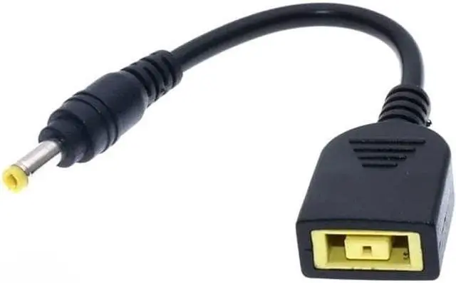 Main image of DC 7.9 x 5.5mm Round Jack to Square USB Plug Converter Laptop Power Adapter Connector Cable Compatible for Lenovo ThinkPad IBM Charger (15cm,4.0x1.7mm Male-USB Female)