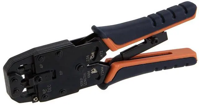 Alt view image 2 of 2 - CableCreation Crimp Tool (Cutting & Stripping Tool) for 8P8C/RJ-45, 6P6C/RJ-12, 6P4C/RJ-11, 4P4C