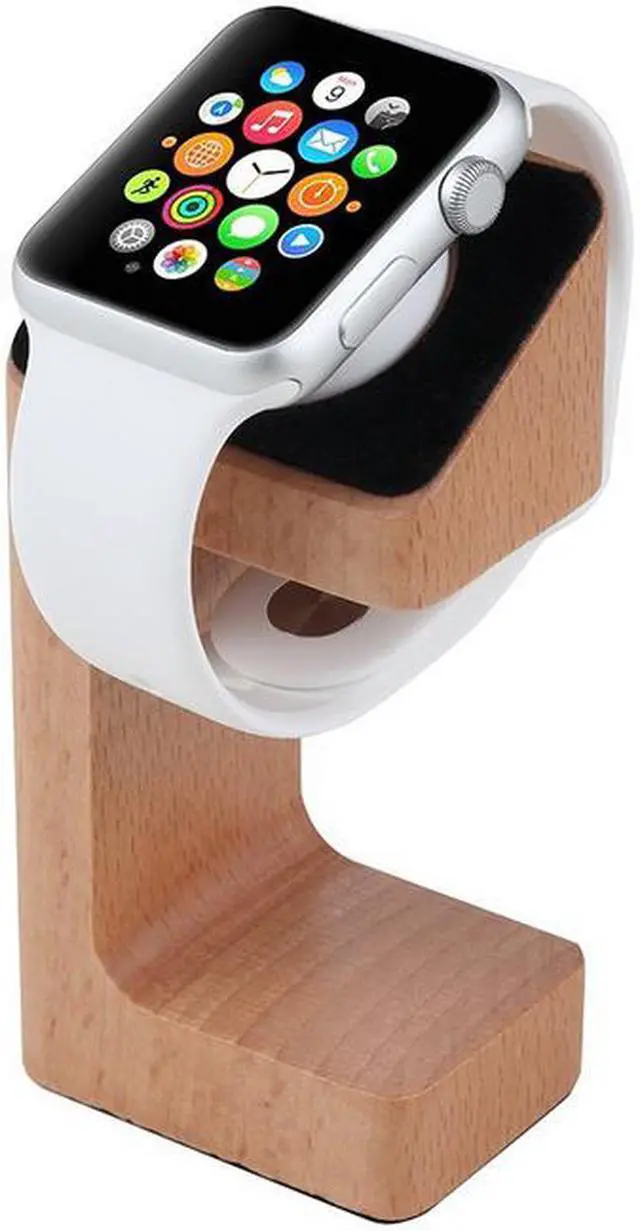 Main image of Xtenzi Wood Docking Station Cradle Hold for Apple Watch (Oak)