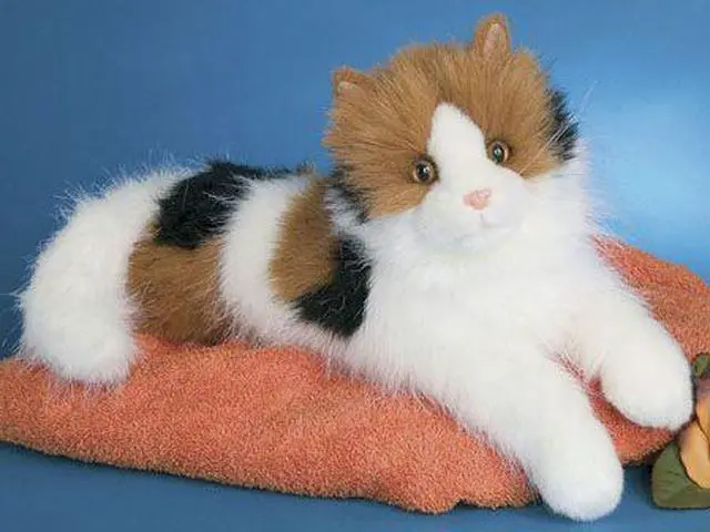 Alt view image 5 of 10 - Douglas 16" Long Puzzle Calico Cat