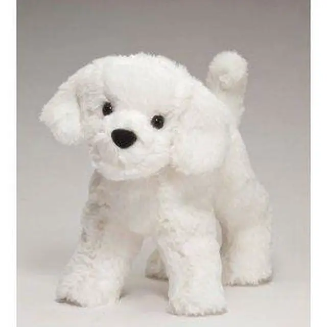 Alt view image 4 of 8 - Dandelion Puff Bichon Frise 8" by Douglas Cuddle Toys