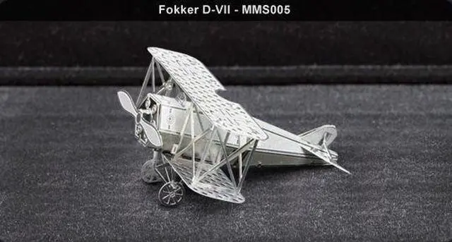 Main image of Fokker D-VII Airplane - Metal Works - Building Sets by Fascinations (MMS005)