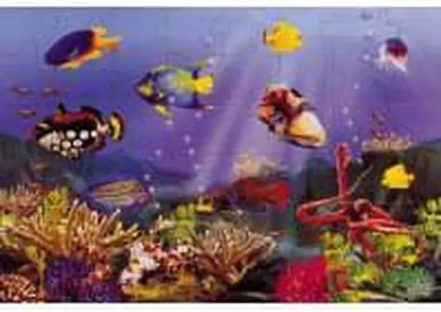 Alt view image 6 of 9 - Melissa & Doug Floor Puzzle Underwater 427