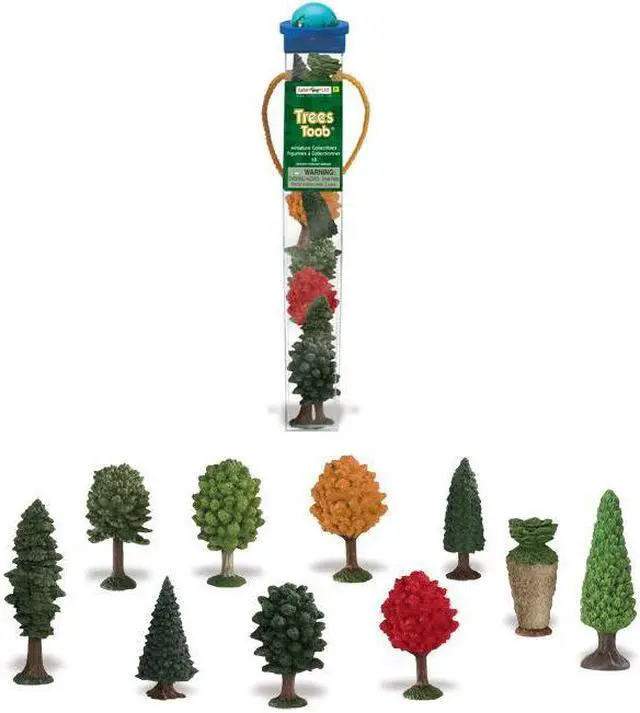 Alt view image 2 of 16 - Plastic Miniatures In Toobs-Trees