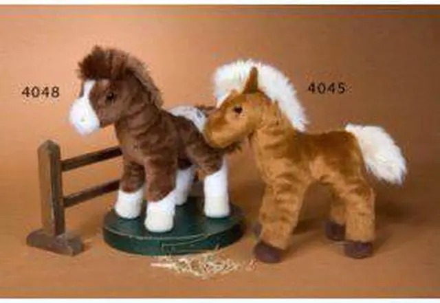 Main image of Mr. Brown Chestnut Horse 8" by Douglas Cuddle Toys