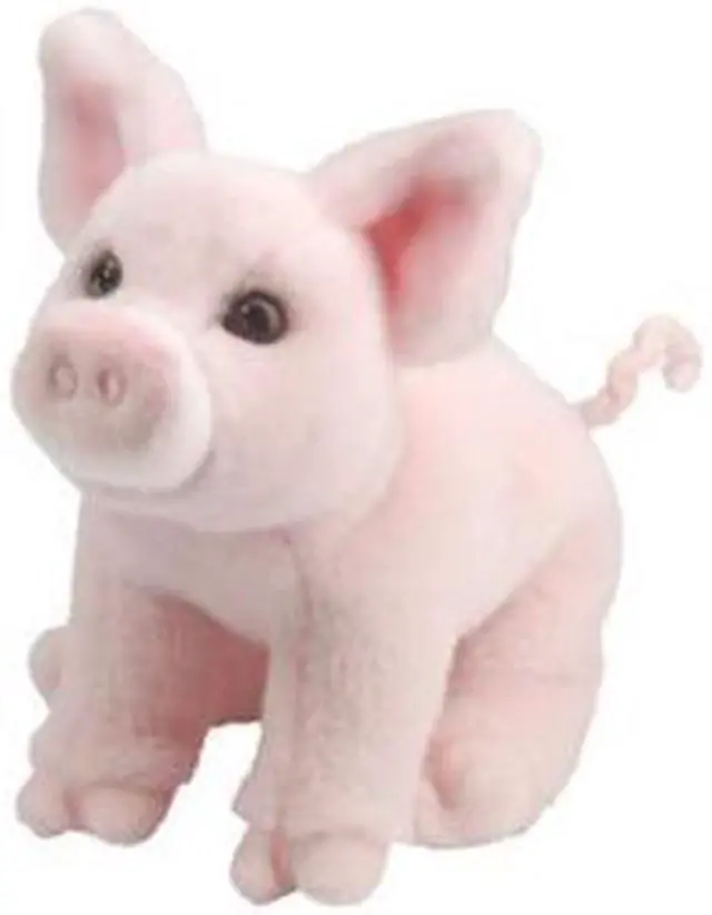 Alt view image 4 of 9 - Betina Pink Pig Small 8" by Douglas Cuddle Toys