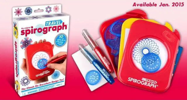 Main image of Travel Spirograph - Craft Kit by Kahootz (Spirograph) (01020)