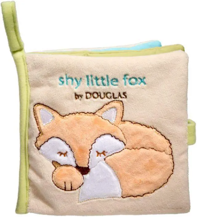 Main image of Shy Fox Soft Book 6 inch - Baby Stuffed Animal by Douglas Cuddle Toys (6400)