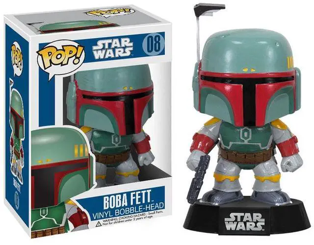 Alt view image 3 of 4 - POP Star Wars (BOBBLE): Boba Fett Vinyl Figure