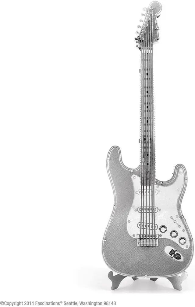 Alt view image 2 of 17 - Electric Lead Guitar Metal Earth 3D Laser Cut Model by Fascinations