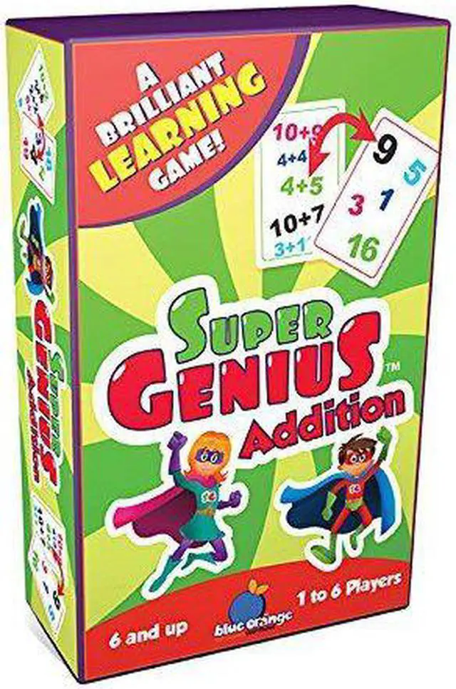 Main image of Super Genius - Addition - Card Game by Blue Orange Games (01301)