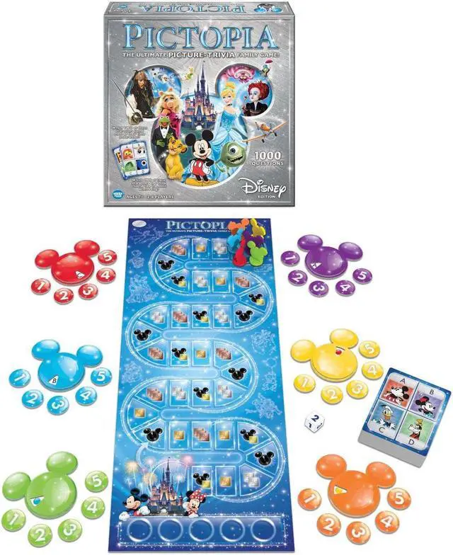 Alt view image 7 of 9 - Disney Pictopia Board Game