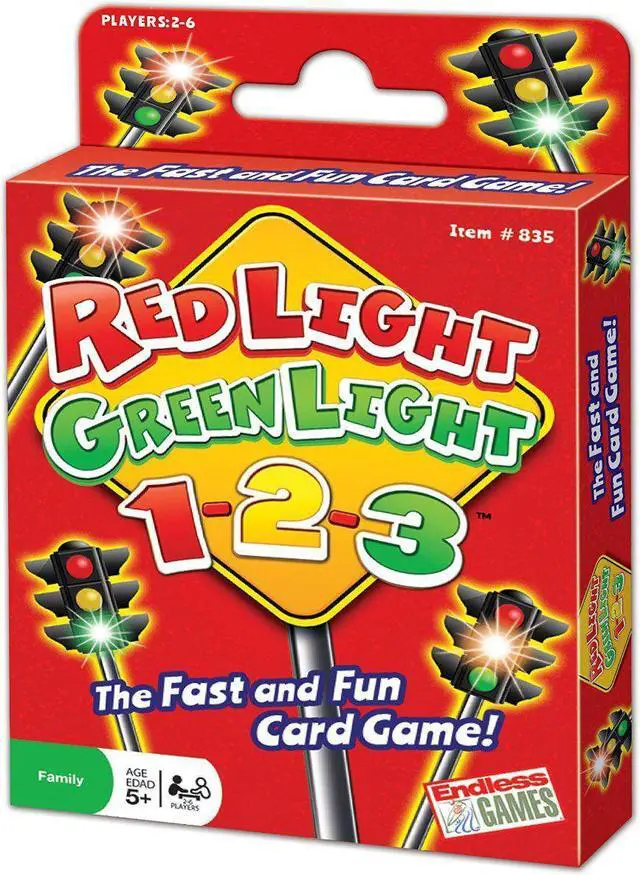 Alt view image 2 of 6 - Red Light Green Light 1 2 3 Card Game by Endless Games