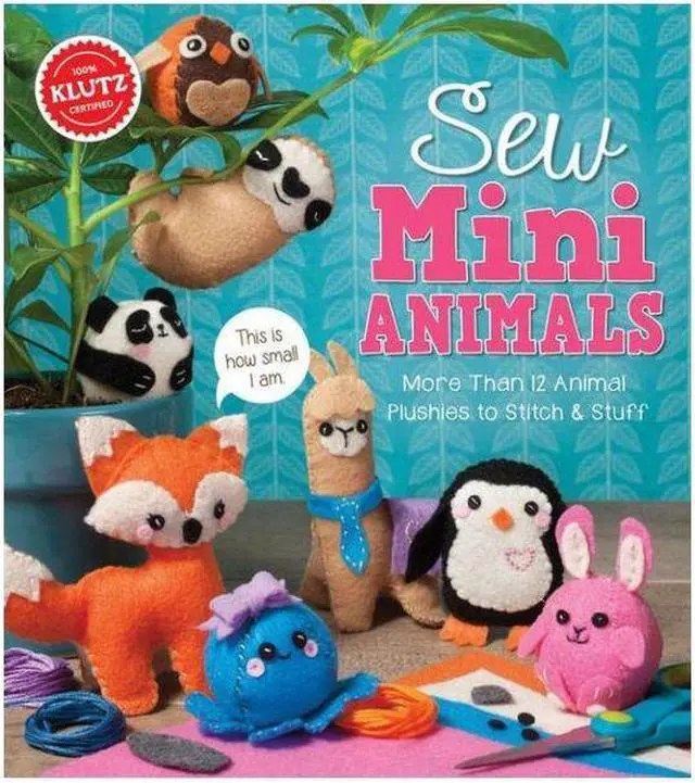 Main image of Sew Mini Animals - Craft Kit by Klutz (810644)