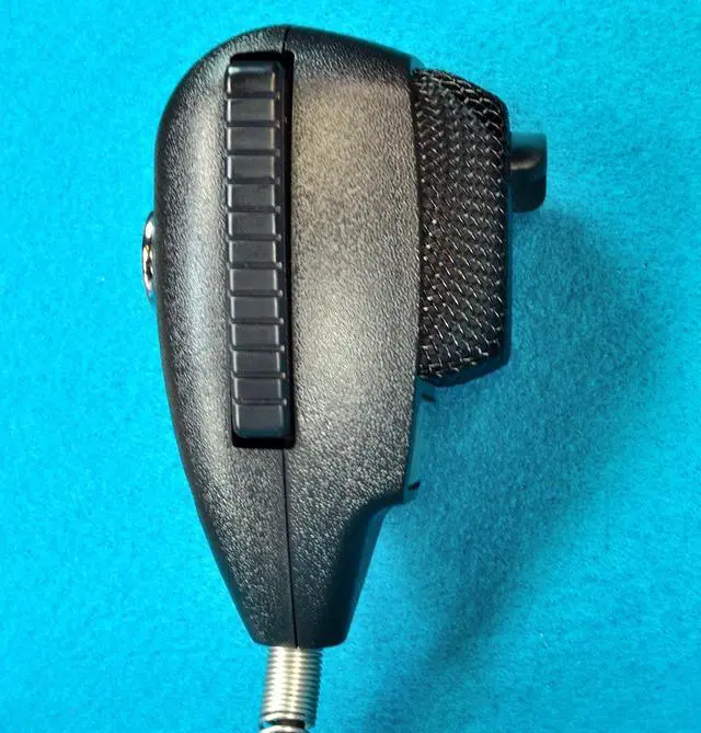 Alt view image 3 of 10 - 636L Noise Canceling 4-Pin CB Microphone  Black  Bulk
