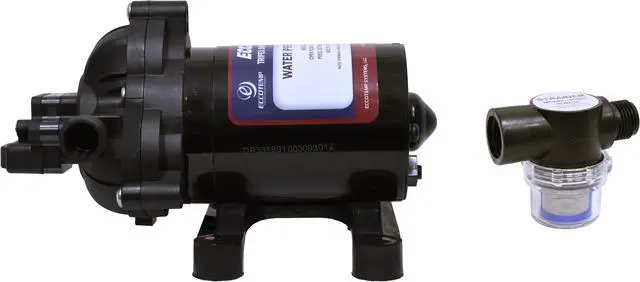 Alt view image 5 of 7 - Eccotemp L5 Portable Outdoor Tankless Water Heater w/ EccoFlo Diaphragm 12V Pump and Strainer