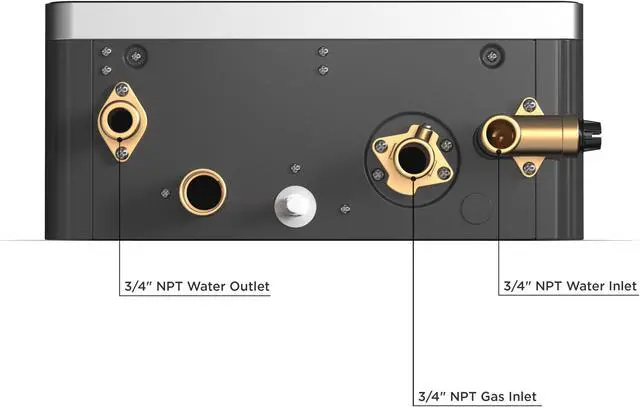 Alt view image 4 of 7 - Eccotemp SMARTHOME Outdoor 6.8 GPM Liquid Propane Tankless Water Heater