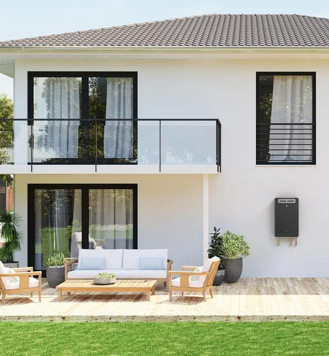 Alt view image 7 of 7 - Eccotemp SMARTHOME Outdoor 6.8 GPM Liquid Propane Tankless Water Heater