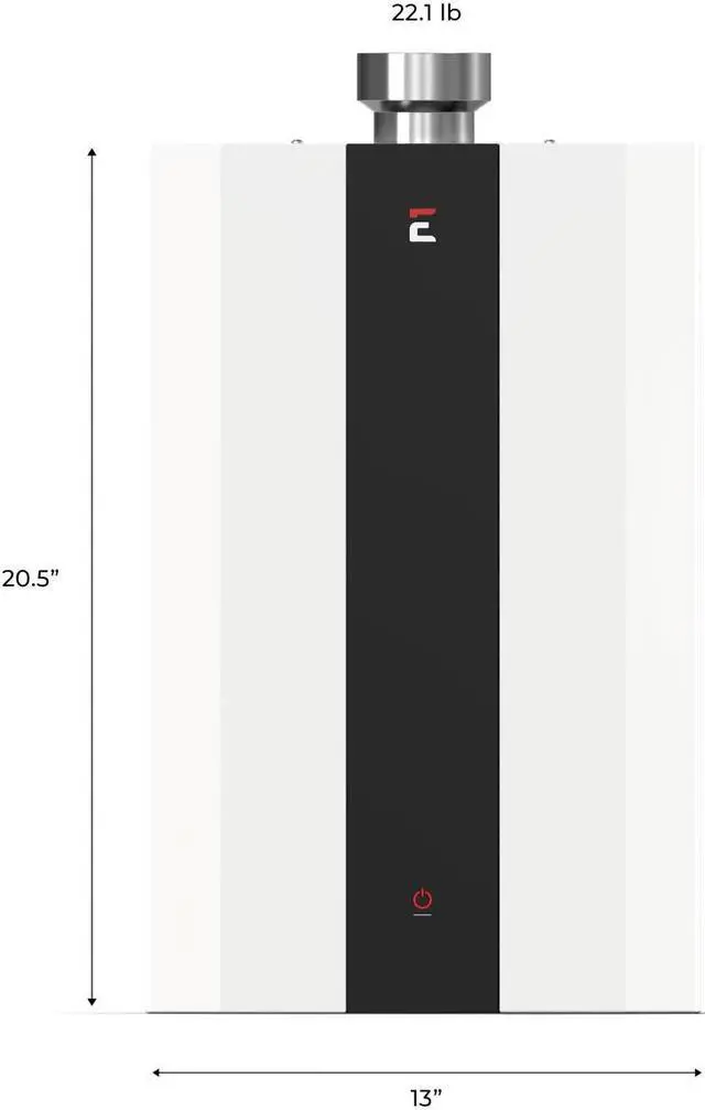 Alt view image 2 of 7 - Eccotemp Smart Home Indoor 4.0 GPM Liquid Propane Tankless Water Heater
